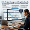 project management templates bundle