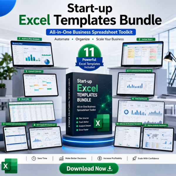 Start-up Excel Templates Bundle
