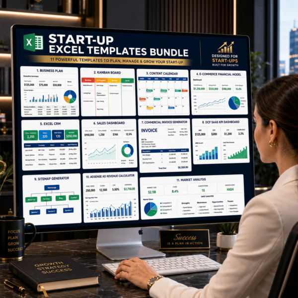 Start-up Excel Templates Bundle