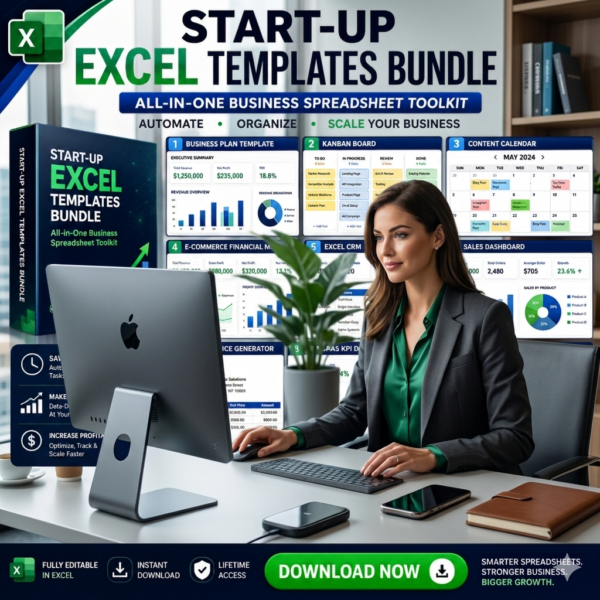 Start-up Excel Templates Bundle