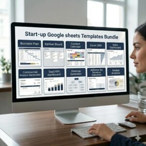 start-up google sheets templates bundle