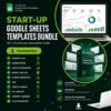 start-up google sheets templates bundle