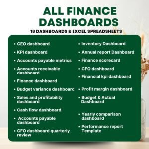 All finance dashboard templates