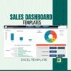 sales dashboard excel template