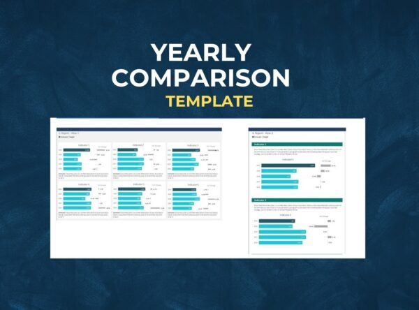Yearly Comparison Report Excel Template