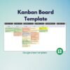 Kanban Board Google Sheets Template: