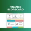 Finance scorecard Excel template
