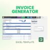 COMMERCIAL INVOICE GENERATOR & TRACKER EXCEL TEMPLATE