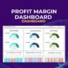 Profit Margin Dashboard excel template