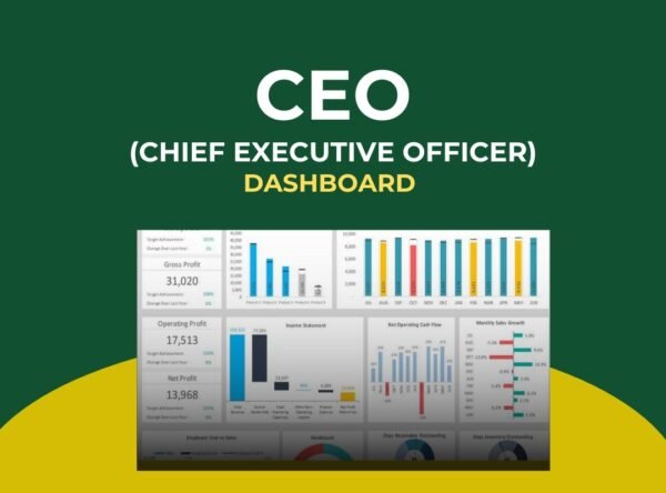 CEO Dashboard Excel Template