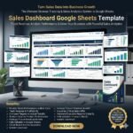 SALES DASHBOARD GOOGLE SHEETS TEMPLATE