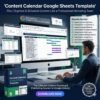 Content Calendar Google Sheets Template