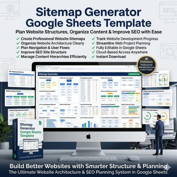 SITEMAP GENERATOR GOOGLE SHEETS TEMPLATE