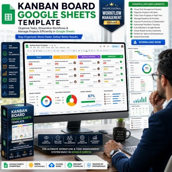 Kanban Board Google Sheets Template