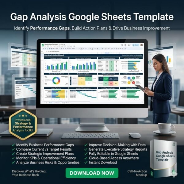 GAP ANALYSIS GOOGLE SHEETS TEMPLATE