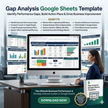 GAP ANALYSIS GOOGLE SHEETS TEMPLATE