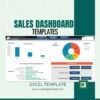 sales dashboard excel template