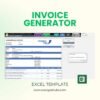 commercial invoice generator excel template