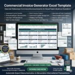 commercial invoice generator excel template