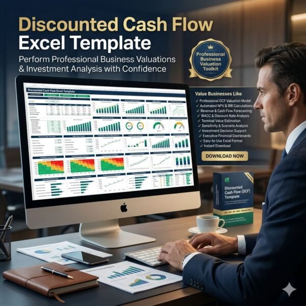 discounted cash flow excel template