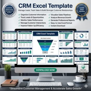 CRM Excel template