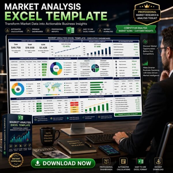 market analysis excel template