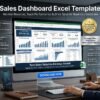 sales dashboard excel template