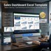 sales dashboard excel template