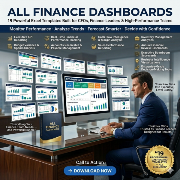 All finance dashboard templates