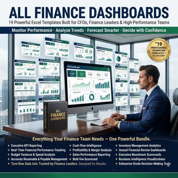 All finance dashboard templates