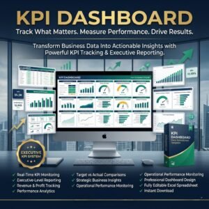 KPI Dashboard Excel Template