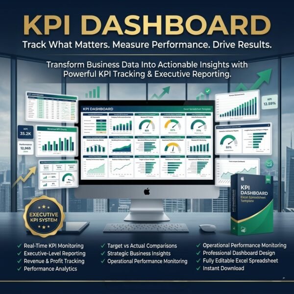 KPI Dashboard Excel Template
