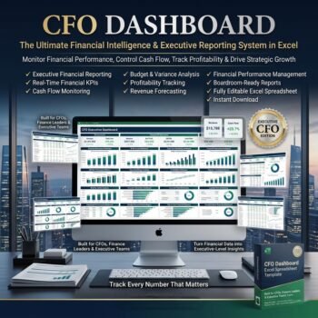 CFO Dashboard Excel Template
