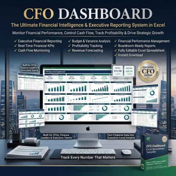 CFO Dashboard Excel Template