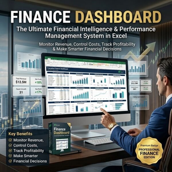 Financial Excel Dashboard Template