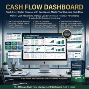 Cash Flow Dashboard – Excel Template