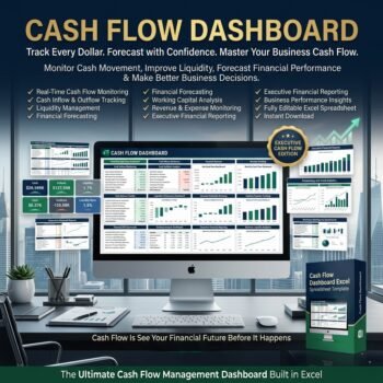 Cash Flow Dashboard – Excel Template