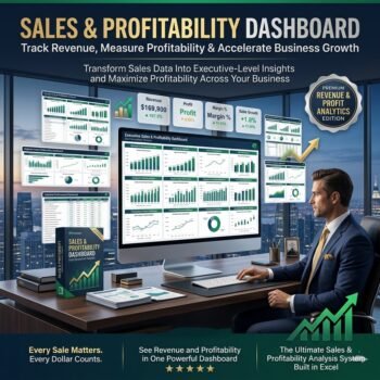 Sales and Profitability Dashboard – Excel Template